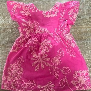 Brand new pink embroidered Zara dress 12-18 months
